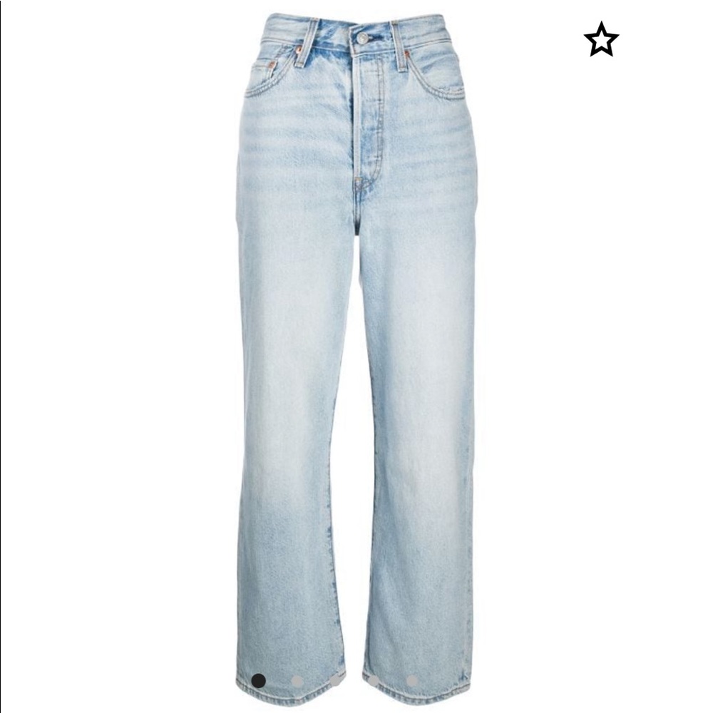 Levi’s Ribcage high-rise straight jeans